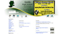 Desktop Screenshot of gordohigh.net